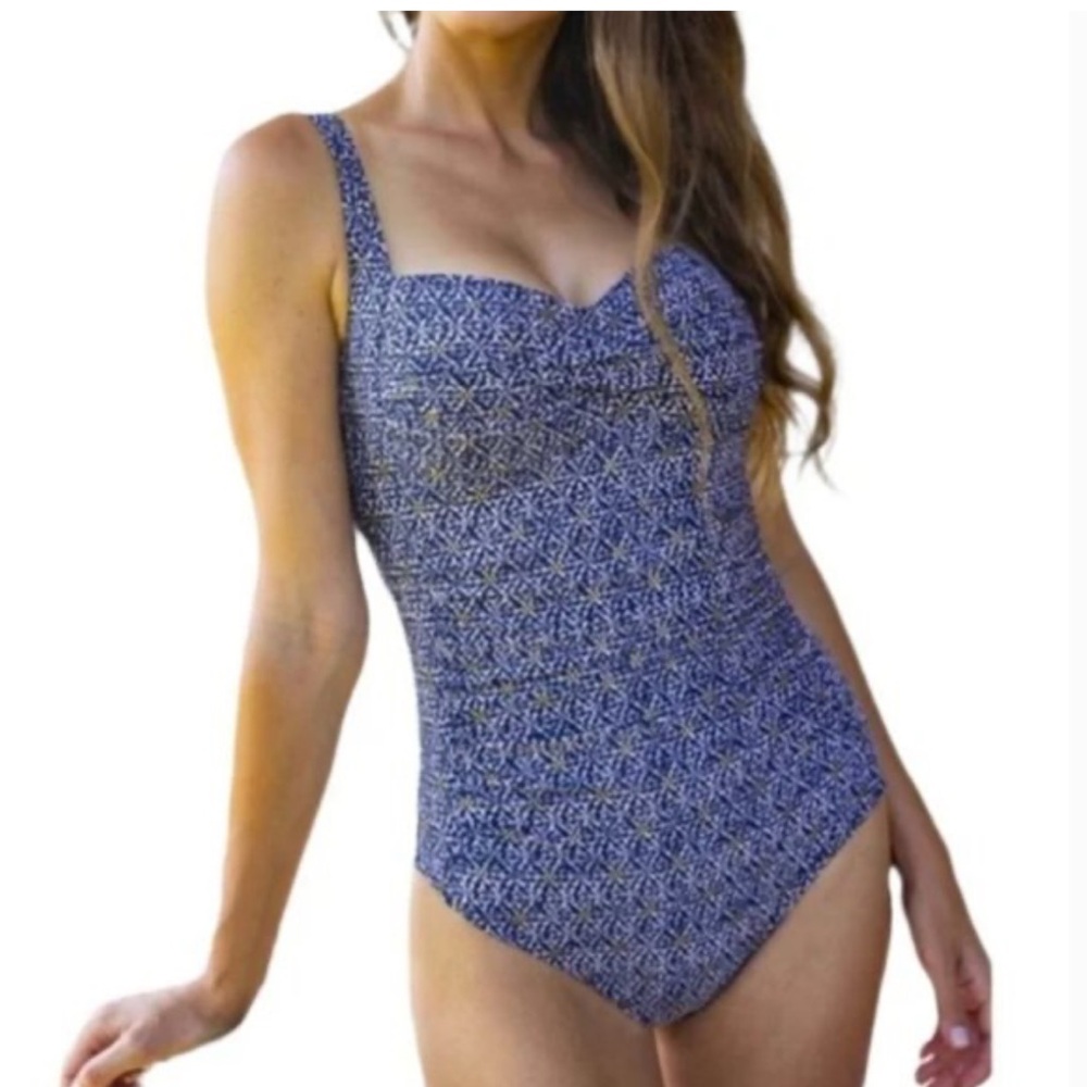 bond-eye Midnight Blue and Gold Swimwear